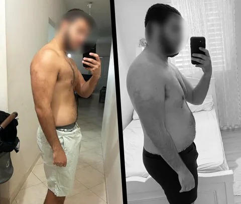 לפני ואחרי: מ־97 ק״ג ל־88 ק״ג, חיטוב ב־3 חודשים